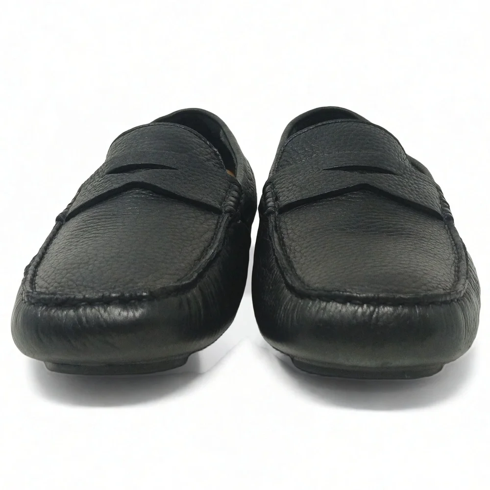 Minimalist Preppy Cole Haan Howland Penny Loafers 10.5M Tumbled Leather